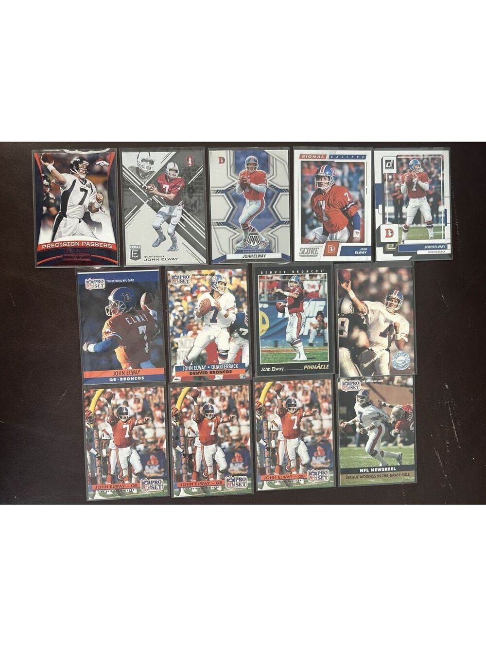 NFL HOF QB JOHN ELWAY PANINI & VINTAGE COLLECTION PRO SET/SCORE 13 CARD LOT NM - Picture 1 of 2